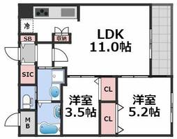 物件の間取り画像