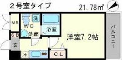 物件の間取り画像