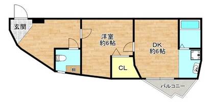 オプス塚本の間取り