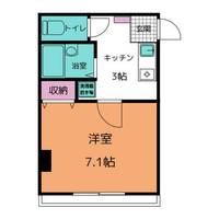 ワンルームピコの間取り