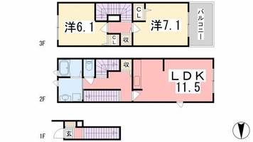 物件の間取り画像