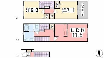 物件の間取り画像
