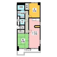 サンメゾン植田の間取り