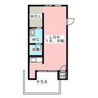 愛知県名古屋市西区城西2丁目(アパート)の賃貸物件の間取り