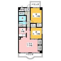 クレストール築地の間取り