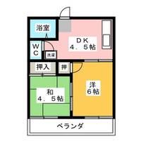 タウニー鹿田の間取り
