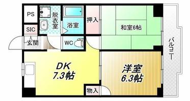 物件の間取り画像