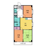 スカイハイツ塚本の間取り