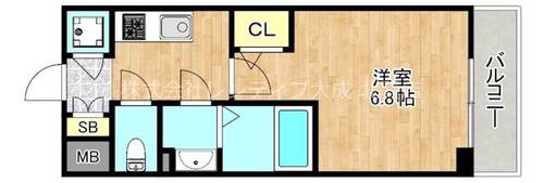 エスリード大阪城南グランデュクスの間取り