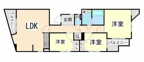 物件の間取り画像