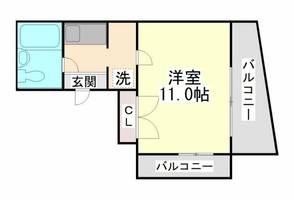 六甲グランドライオンズⅡの間取り