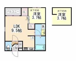 ハーモニーテラス青木の間取り