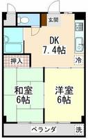 御影マンション東館の間取り