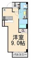 マンション向洋の間取り