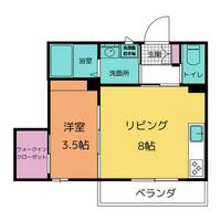 愛知県刈谷市野田町西屋敷(アパート)の賃貸物件の間取り