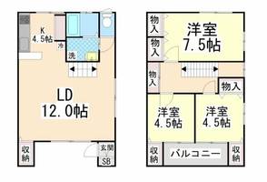 物件の間取り画像