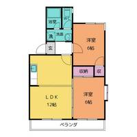 パークヒルズ雁宿の間取り