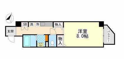 レシェンテ六甲の間取り