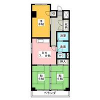 サンメゾン小牧の間取り