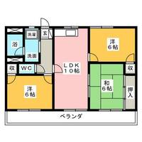 プリベール小牧の間取り