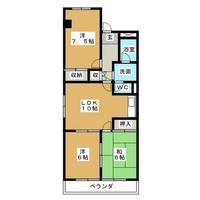 油屋ハイツ中野の間取り