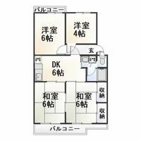 第2グリーンハイツB1の間取り