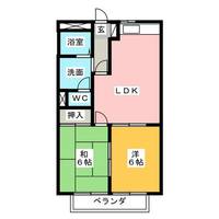 エルハイム旭の間取り