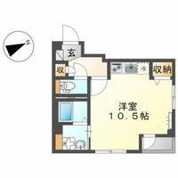 トレインサイド塚本402の間取り