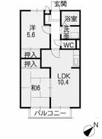 物件の間取り画像