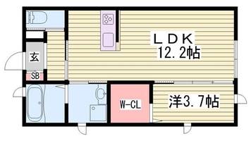 物件の間取り画像
