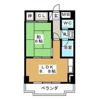 ハイム旭丘の間取り
