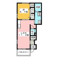 レリーナ Aの間取り