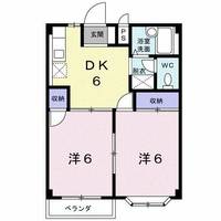 グリーンハイツ牛川 Bの間取り