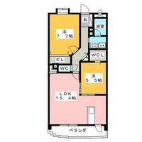 ベル セードル Eの間取り