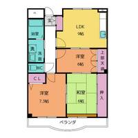 パラサンピア Ⅲの間取り