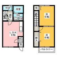 ハイツヤマザキB棟の間取り