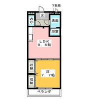 メルベーユHAJIⅢの間取り