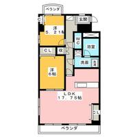 ペールジャルダン八事の間取り