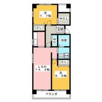 ヒルズ花の木の間取り