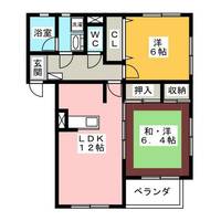 グランディーナ弐番館の間取り