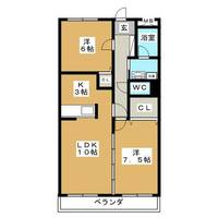 ラ・カーサSHIMADAの間取り