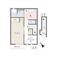 クレール ユニヴェールの間取り