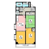 パラシオン豊岡の間取り