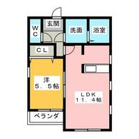 LUXE.STYLE辻町EASTの間取り