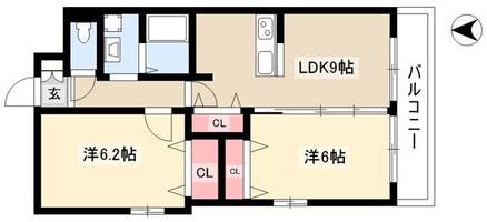 物件の間取り画像