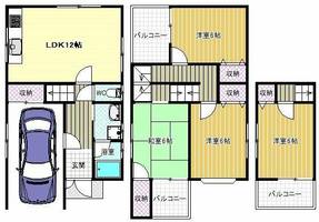 物件の間取り画像