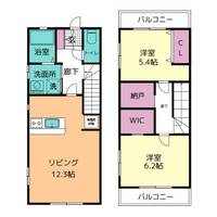 ソレイユ善波101の間取り