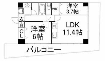 物件の間取り画像