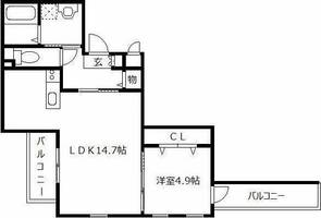 物件の間取り画像