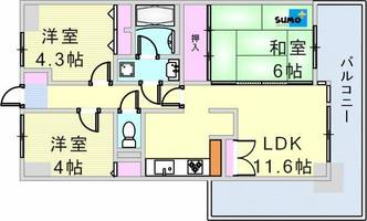 物件の間取り画像